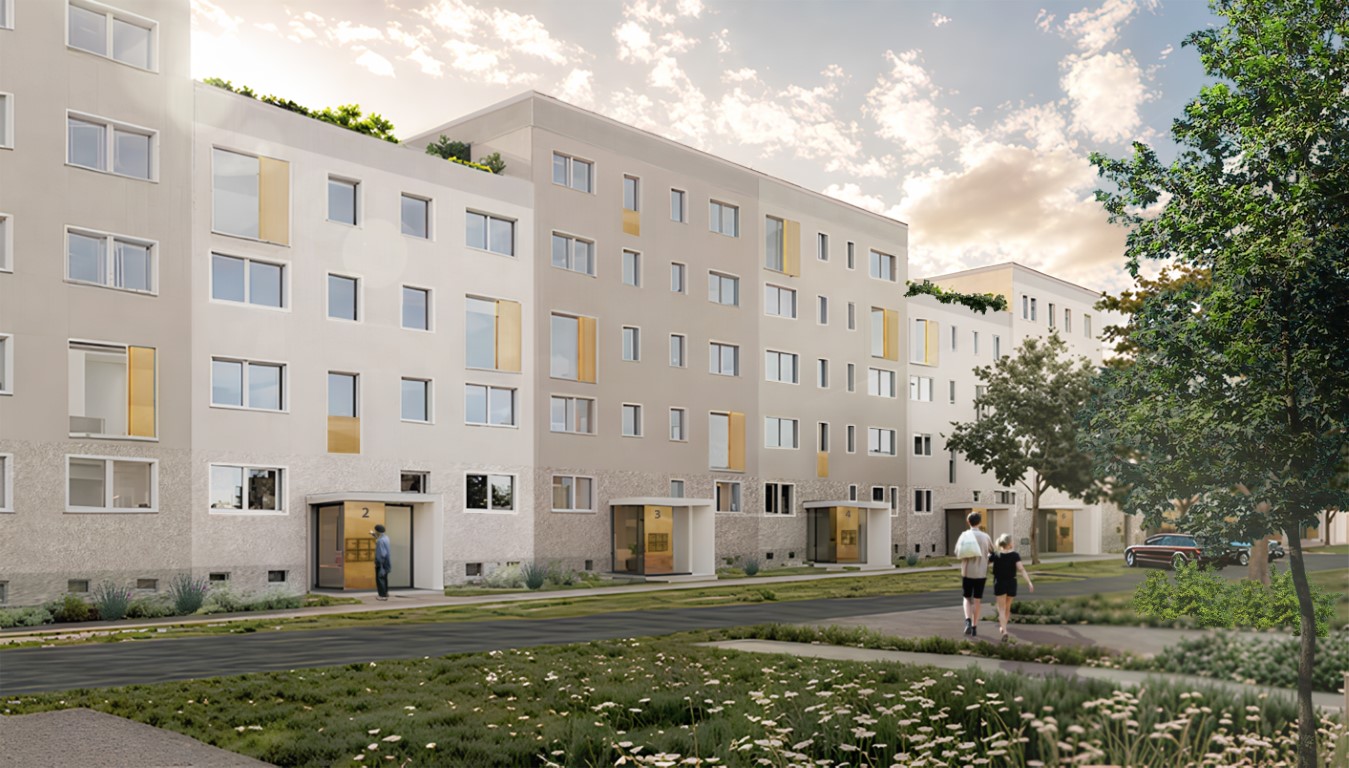reusenweg-halle-wettbewerbsentwurf-sanierung-wohnungsbau-visualisierung-eingangsgestaltung