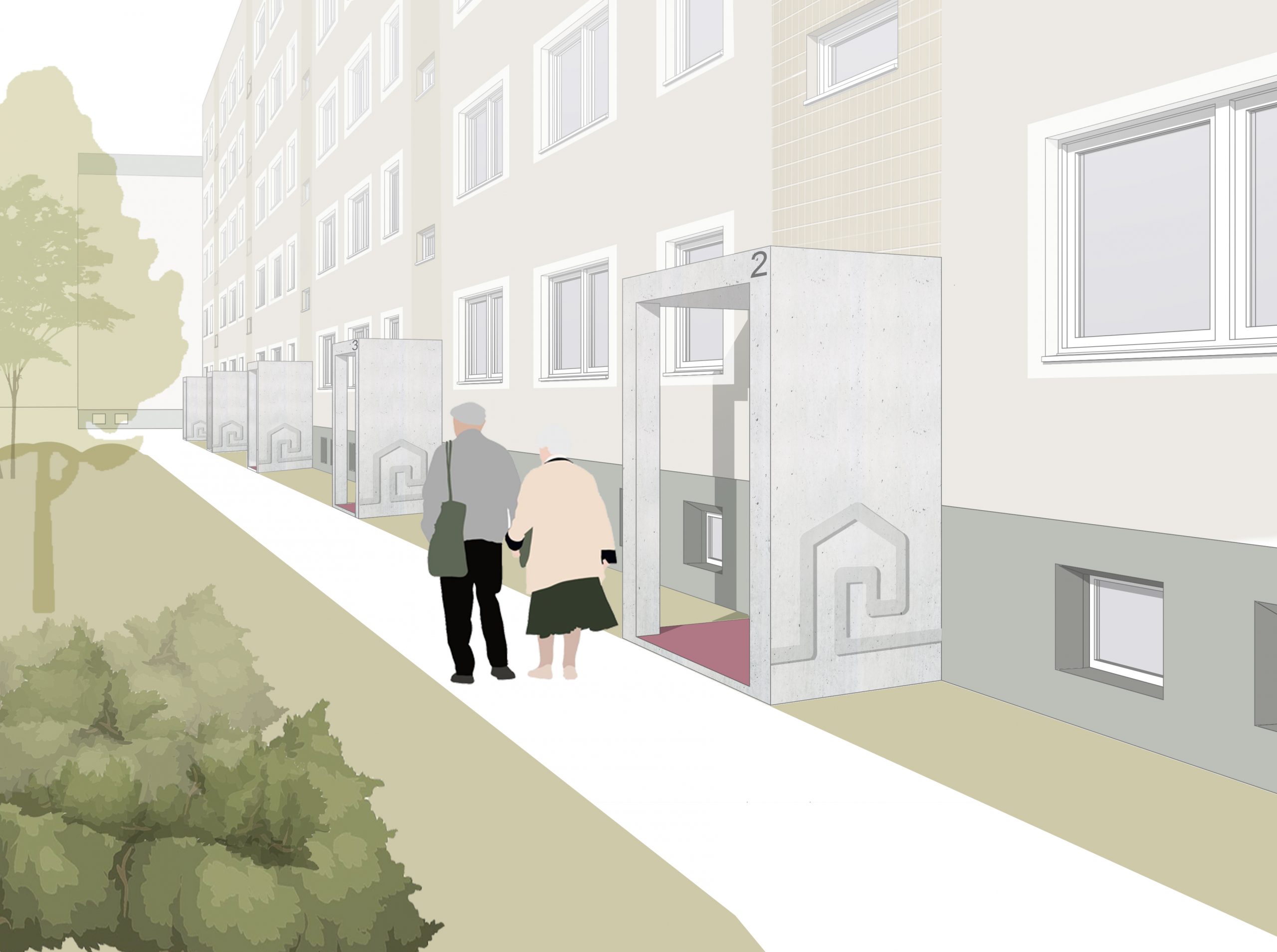 Wettbewerb Weidenkätzchenweg Halle (Saale)