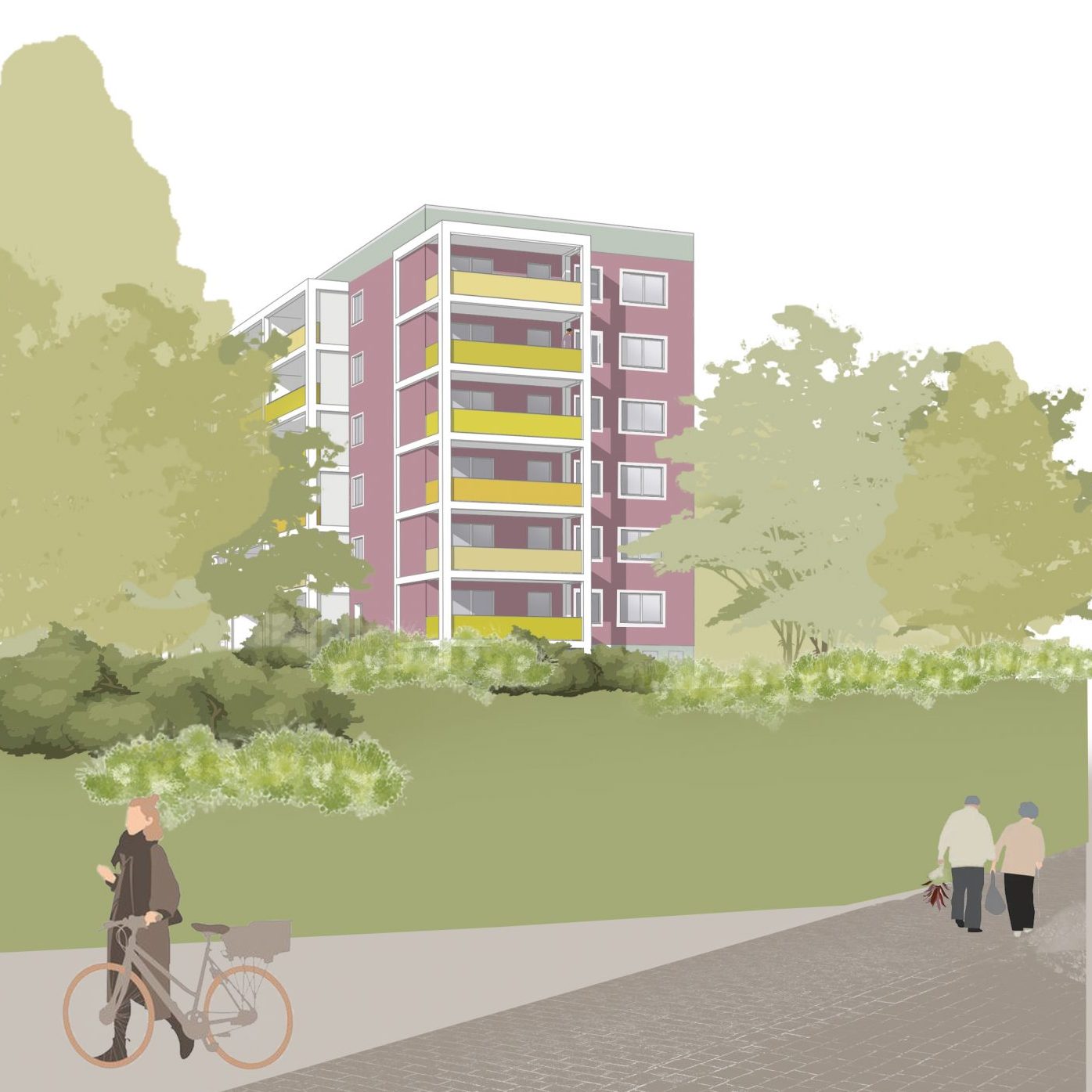 Wettbewerb Weidenkätzchenweg Halle (Saale)