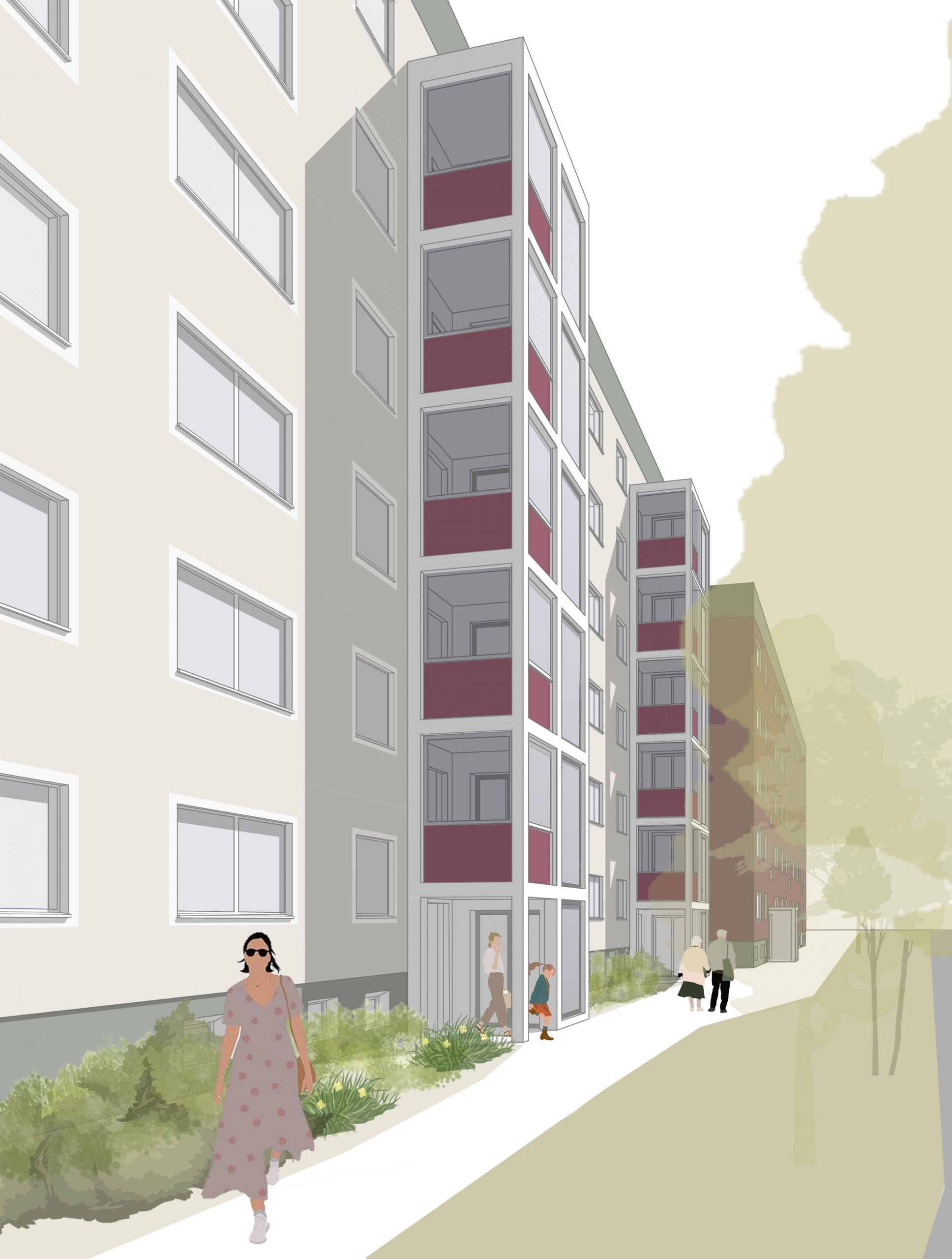 Wettbewerb Weidenkätzchenweg Halle (Saale)