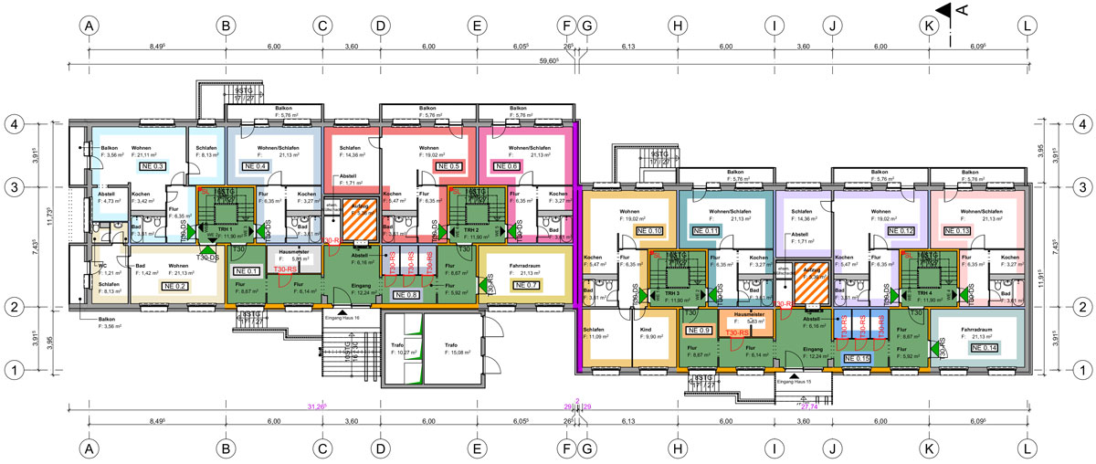 brandschutz-planung-wohnen-im-hochaus-grundriss-erdgeschoss
