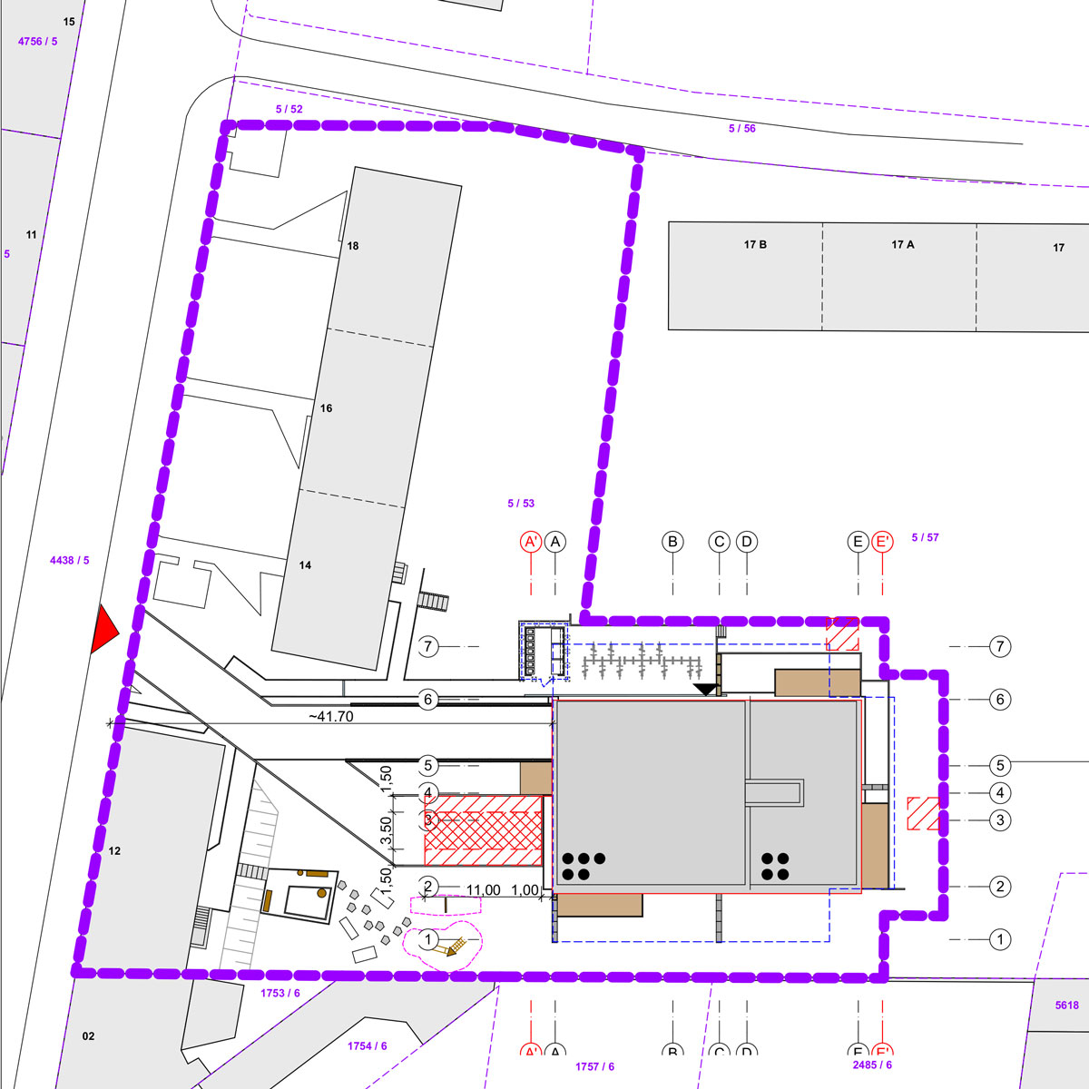 brandschutz-wohnhaus-lageplan