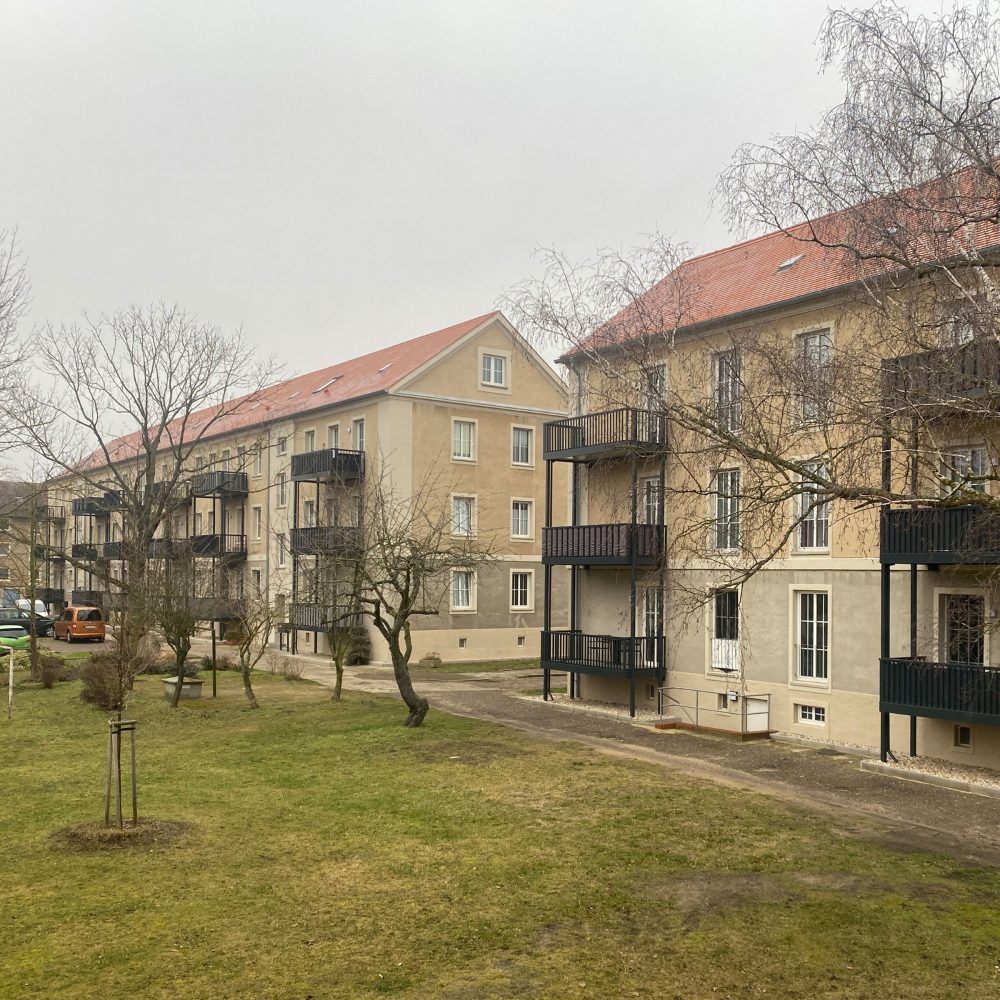 Sanierung 50er Jahre Wohnhaus Denkmalschutz Dessau